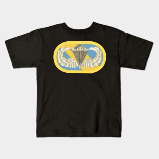 1st Special Forces Oval w Basic Wings Kids T-Shirt